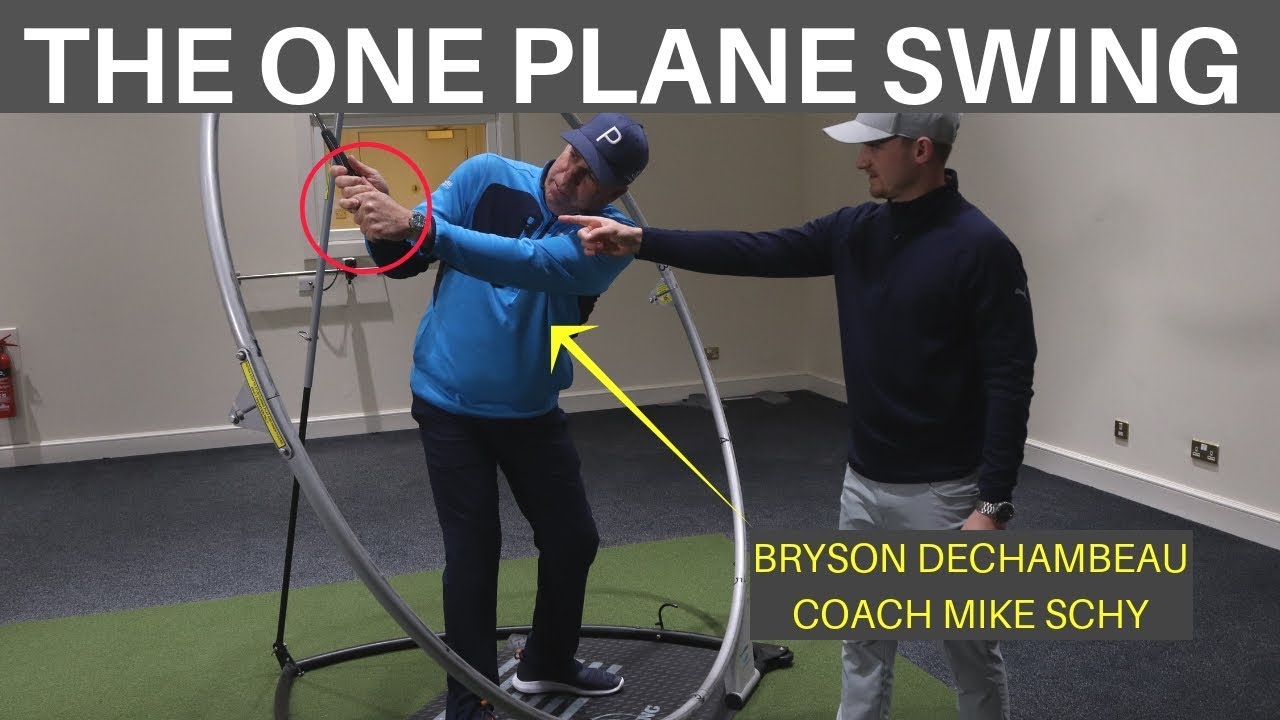 THE ONE PLANE GOLF SWING - SWING LIKE BRYSON DECHAMBEAU