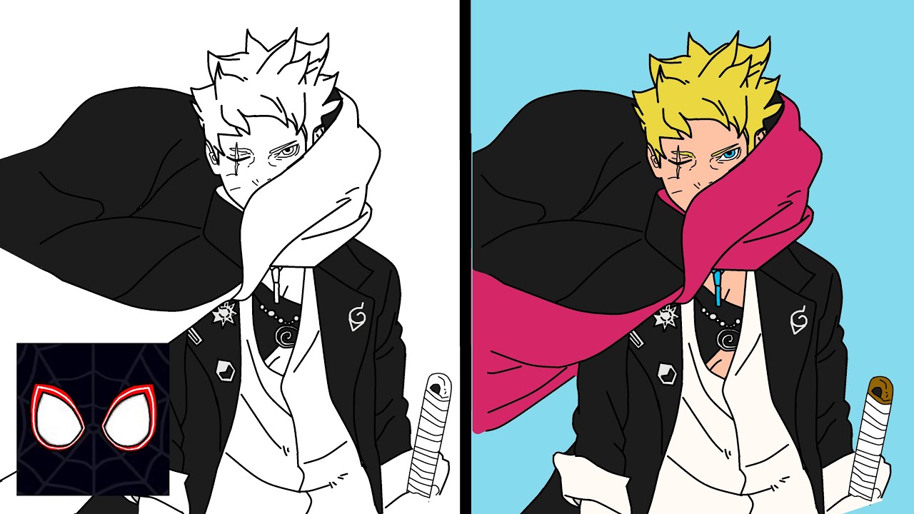 How To Draw Boruto Uzumaki | Boruto : Two Blue Vortex