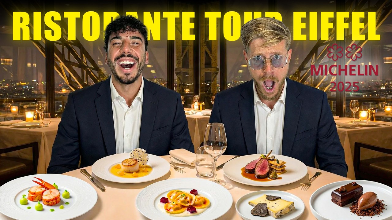 PROVIAMO IL RISTORANTE DUE STELLE MICHELIN SULLA PUNTA DELLA TOUR EIFFEL - ODDIO ABBIAMO SPESO 720€