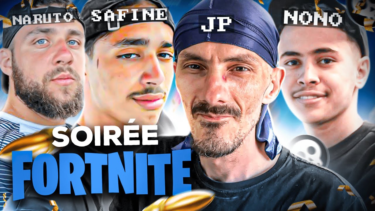 JP PÈTE LES PLOMBS CONTRE NONO PENDANT LA SOIRÉE FORTNITE - (Ft. NARUTO & SAFINE) - REDIFFUSION JP