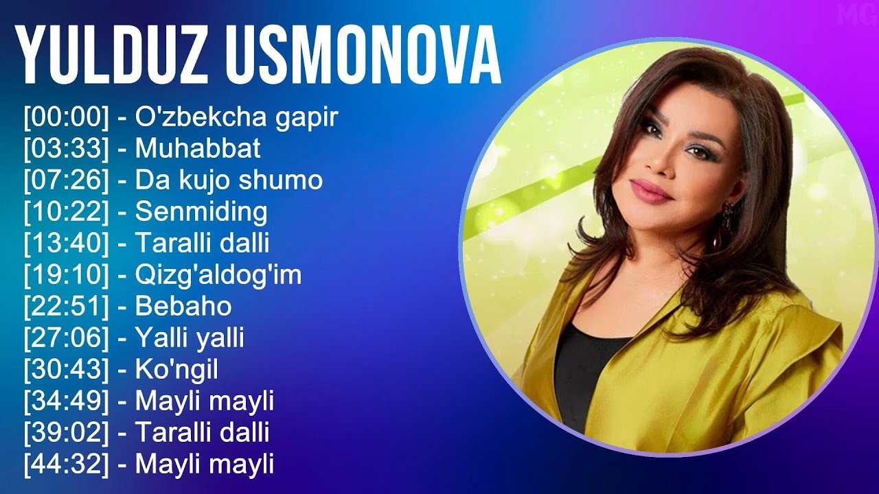 Yulduz Usmonova 2025 MIX Top Hits - O'zbekcha gapir, Muhabbat, Da kujo shumo, Senmiding