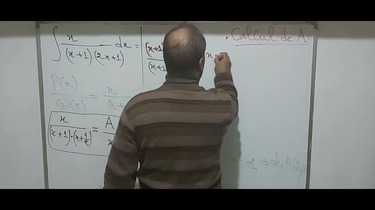 SMPC 《Méthode de calcul l'intégral d'une fraction rationnelle 》