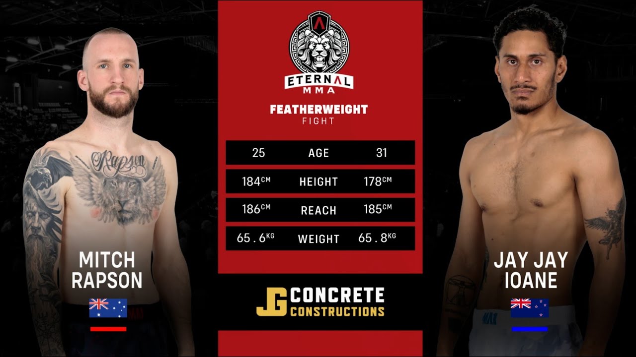 Eternal MMA 98: Mitch Rapson VS Jay Jay Ioane | FULL FIGHT