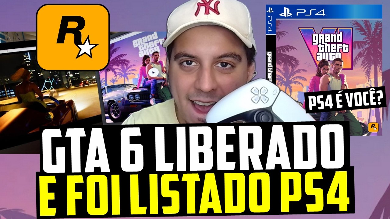 GTA 6 LIBERADO PELA ROCKSTAR!! EARLY PREVIEW EM BREVE e GTA 6 Para PS4 é LISTADO e Mais