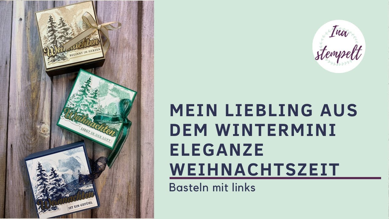 Mein liebstes Set aus dem Minikatalog | Verpackung mit integrierter Karte | Stampin'up! | Anleitung