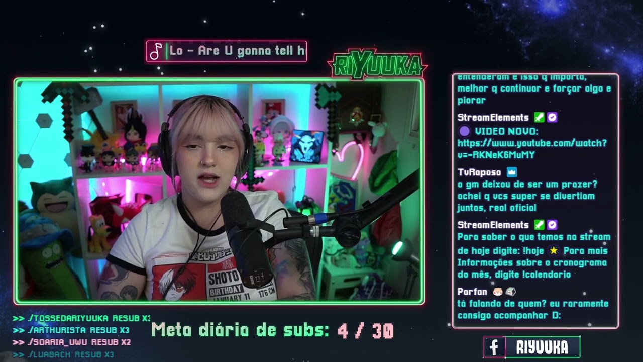 Riyuuka conversando sobre: Hiatus GAROTAS MÁGICAS #1