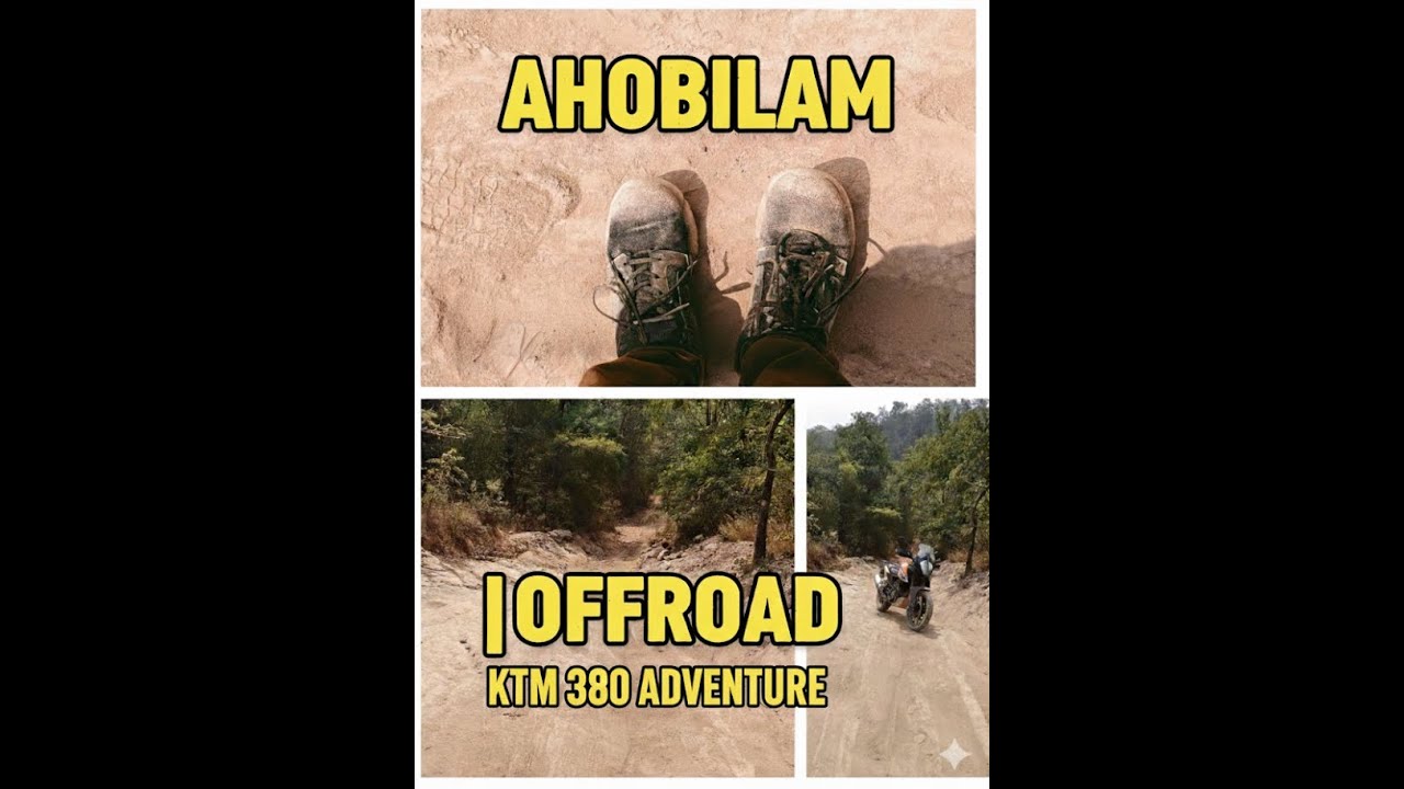 Ahobilam pavana narasimha swamy temple offroad on KTM 390 adventure
