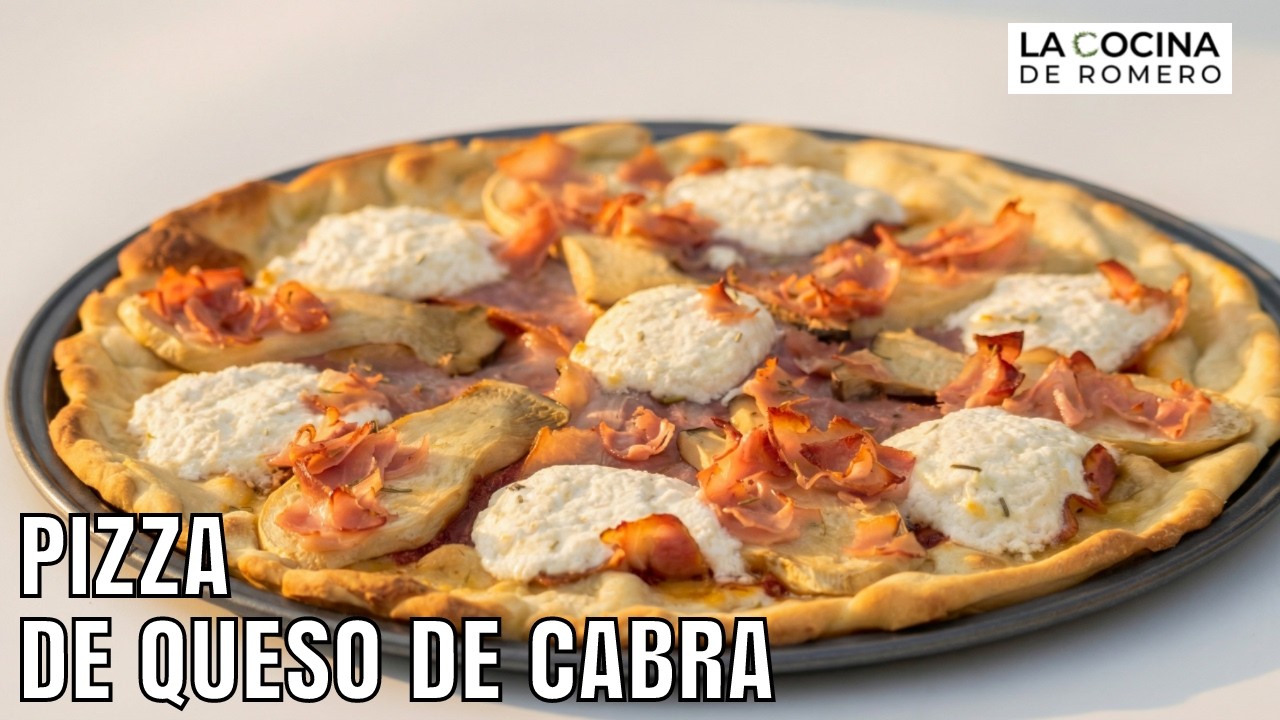 🍕🔥 La PIZZA más BRUTAL: queso de cabra + boletus… ¡Vas a flipar!
