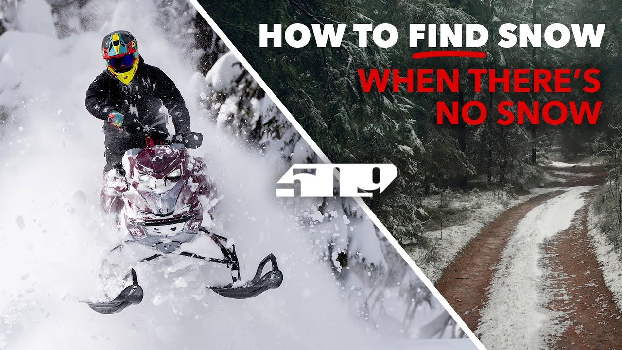 How To Find Snow? - When There's NO Snow!