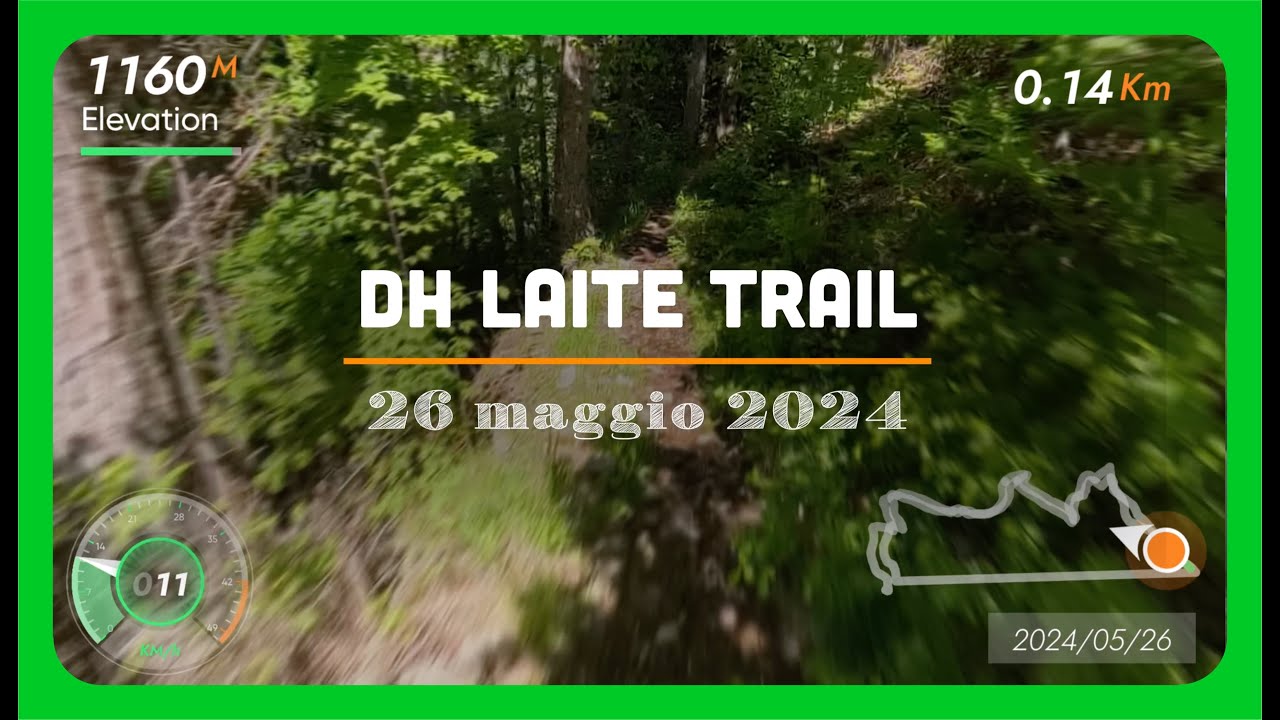 DH LAITE TRAIL - Single track divertente e superflow con dati telemetrici sovraimpressi #x4