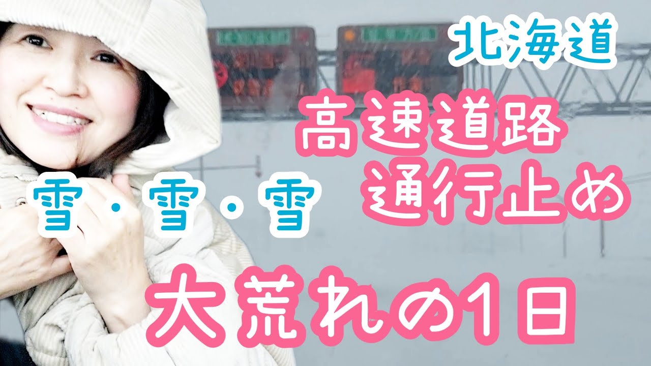 【大荒れの１日】ホワイトアウト寸前の通勤光景。