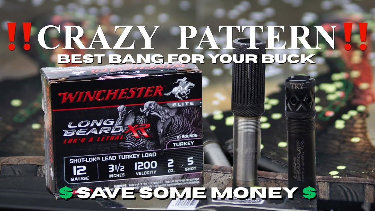 Ditch the TSS? The Best Lead Load? - Turkey Choke Pattern Test Longbeard XR,Indian Creek, Carlsons