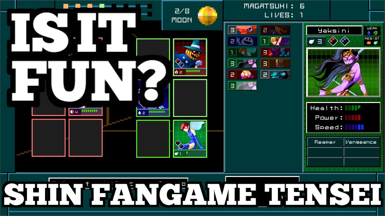 Fan SMT Roguelike Autobattler – Shin Fangame Tensei