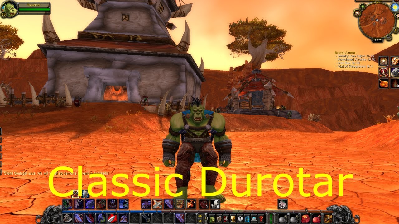 Durotar | Classic World of Warcraft Warrior Gameplay | Part 2