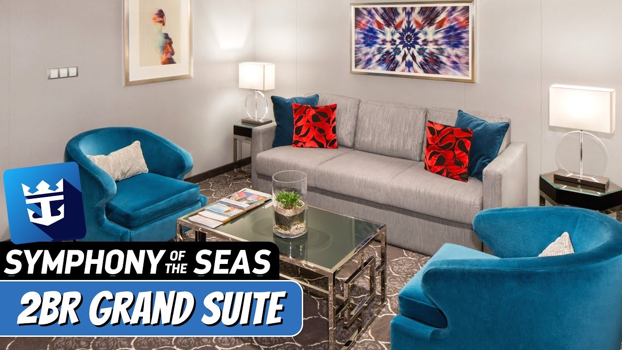 Symphony of the Seas | Grand Suite - 2 Bedroom Full Tour & Review 4K | Royal Caribbean Cruise Line