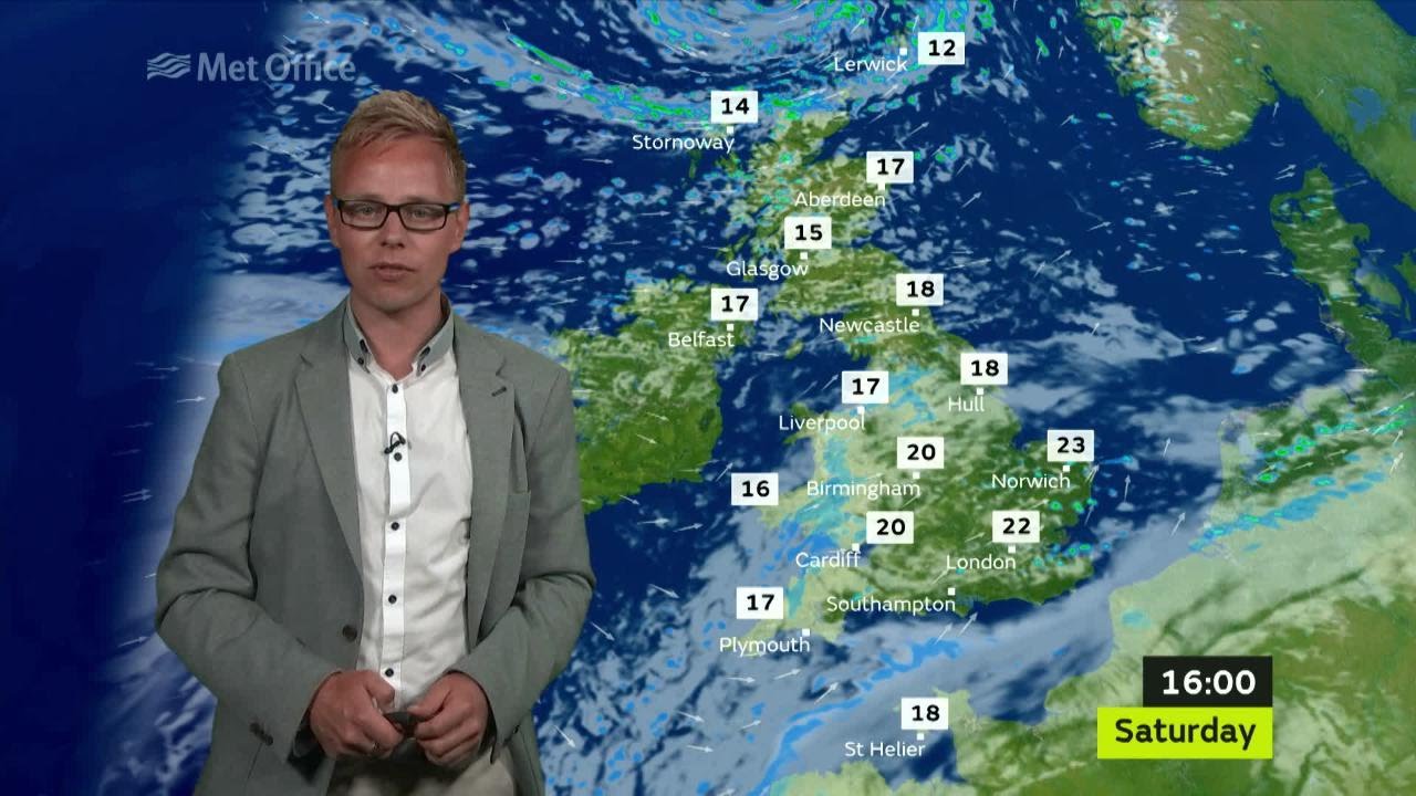 Saturday afternoon forecast 24/06/17