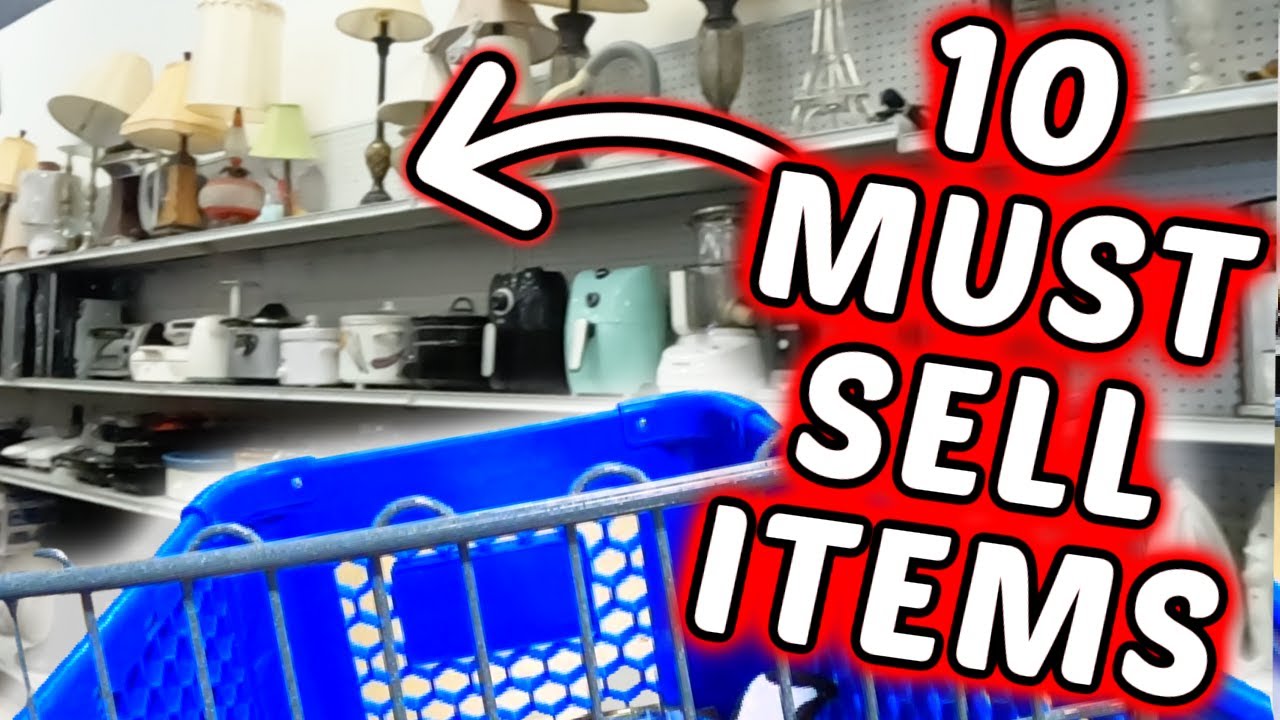 10 Items I NEVER Pass Up | Thrifting to Resell on Ebay | Reselling | BOLO | Thrift for Resale