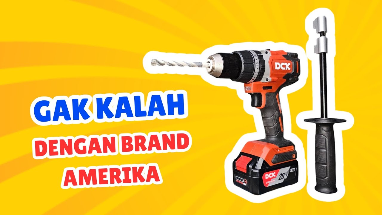 merahnya cakep banget!!! 😍 || Cordless Brushless Impact Drill DCK KDJZ03-13
