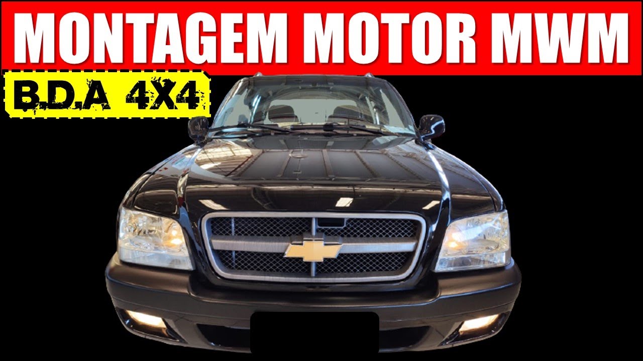 EP. 519 // Chevrolet S10 Motor MWM Sprint 2.8 Turbo Intercooler == Montagem Completa do MOTOR