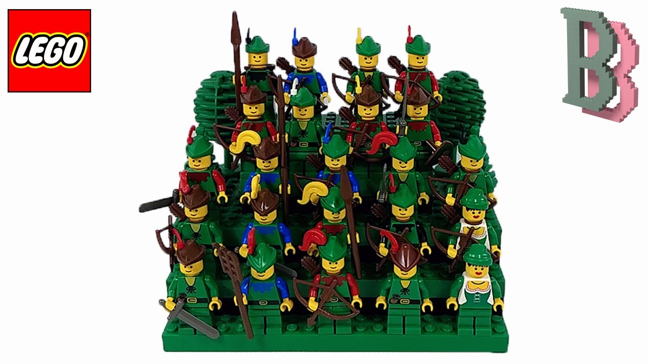 Every LEGO Forestman Minifigure Ever! Vintage Castle Complete Collection - Brian's Bricks 1987-2010