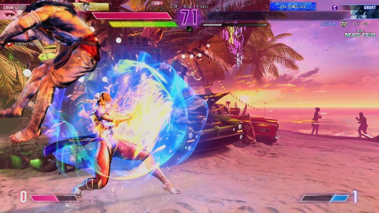 【スト6】春麗 VS サガット