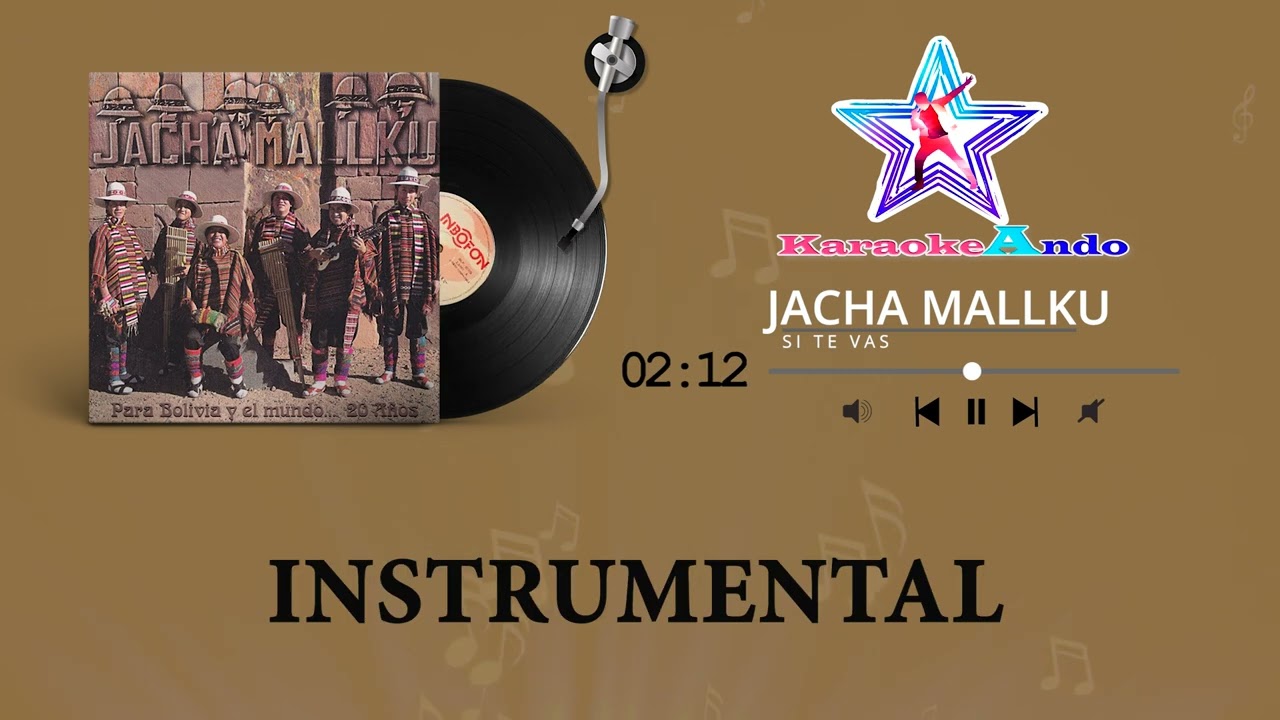 KARAOKEANDO - Jacha Mallku - Si te vas Karaoke
