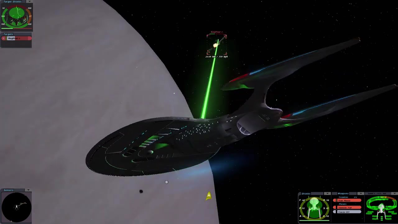Cyand1d3 Sov Mk 2 vs Aftermath Klingon Negh’Var |RM Orion| Star Trek Bridge Commander