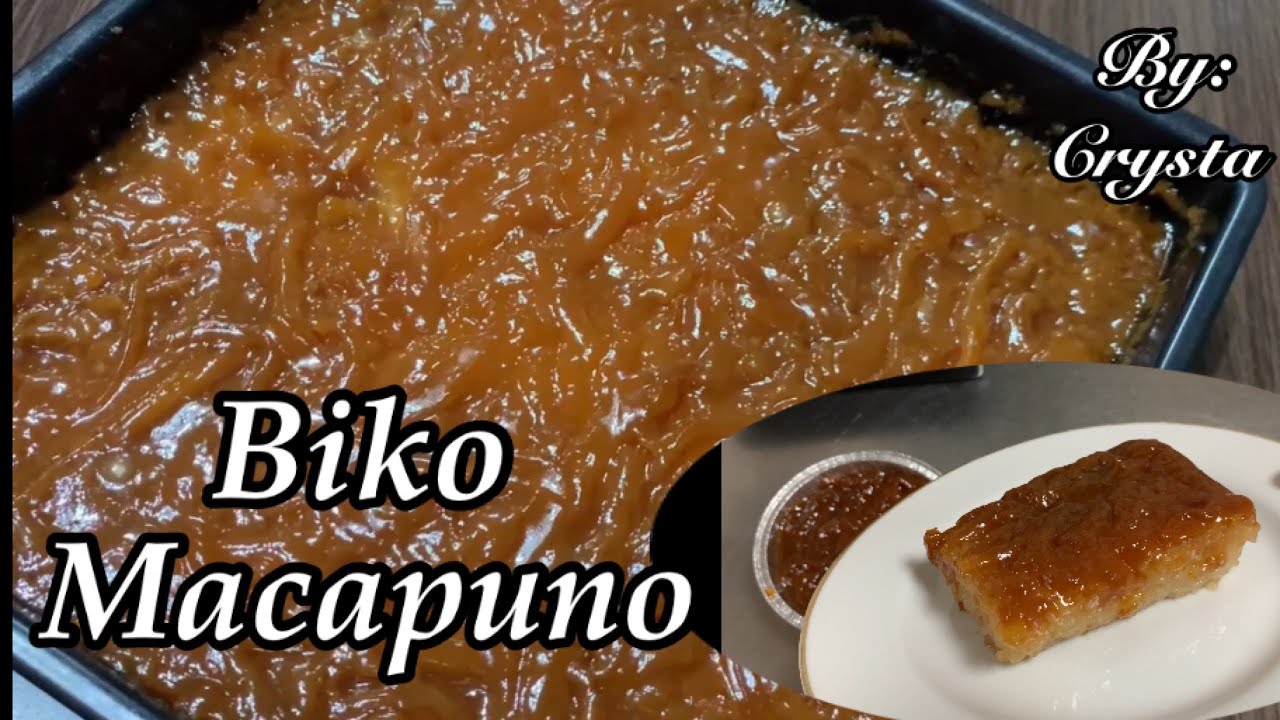 Biko Macapuno / gawin ito sa inyong malagkit na bigas at sobrang sarap!!!!