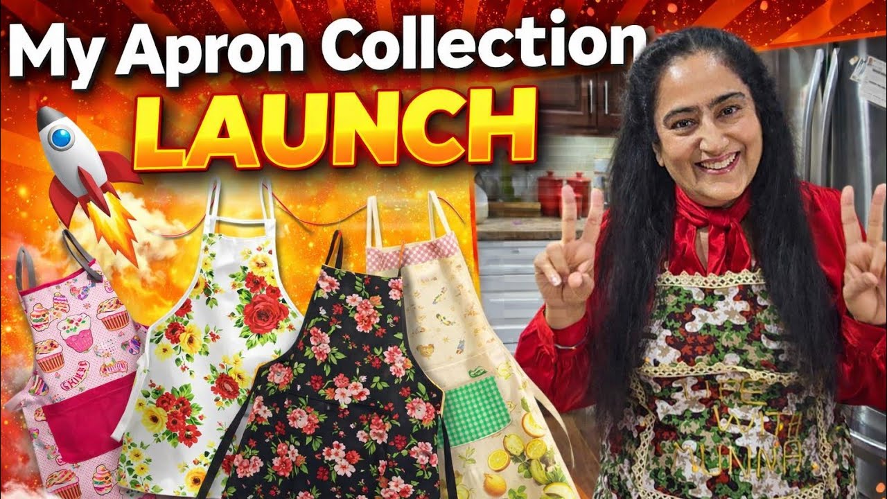 MY APRON COLLECTION LAUNCH! WATCH NOW