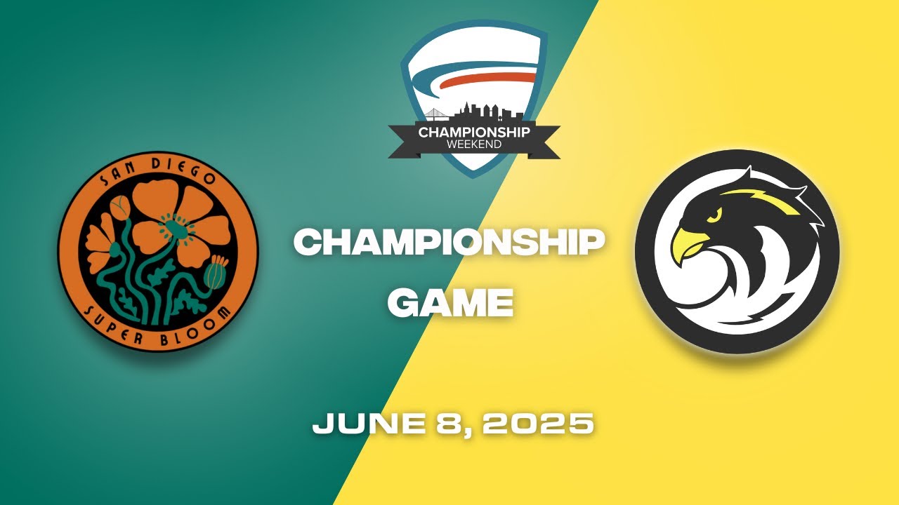Championship Game | Sun 6.8 at 3:10pm PT | WUL 2025