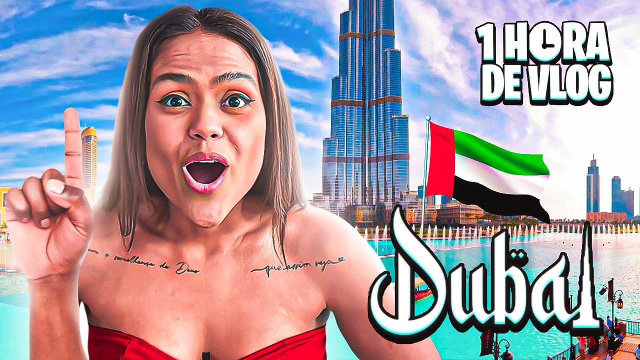 QUASE 1 HORA DE VLOG EM DUBAI!!!
