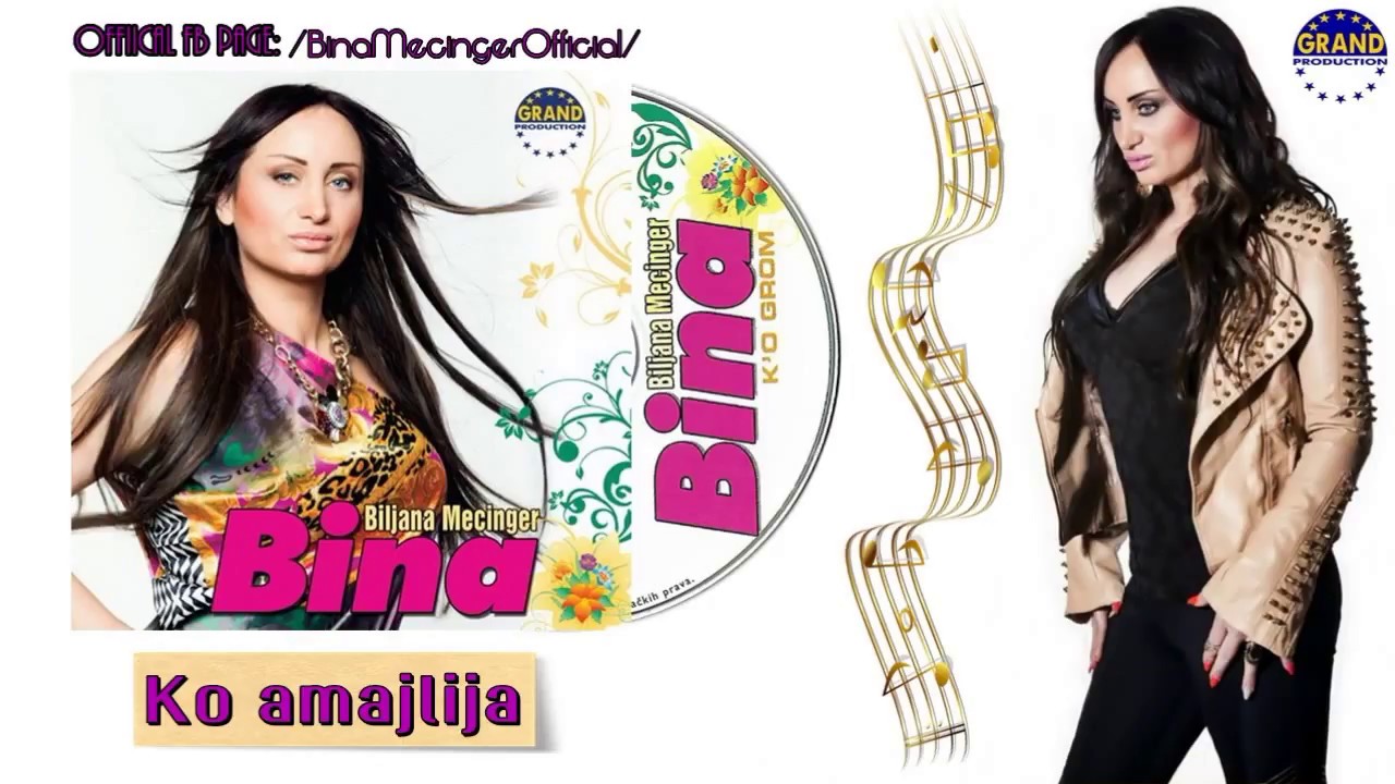 Biljana Bina Mecinger - Ko  amajlija - (Official audio 2014)