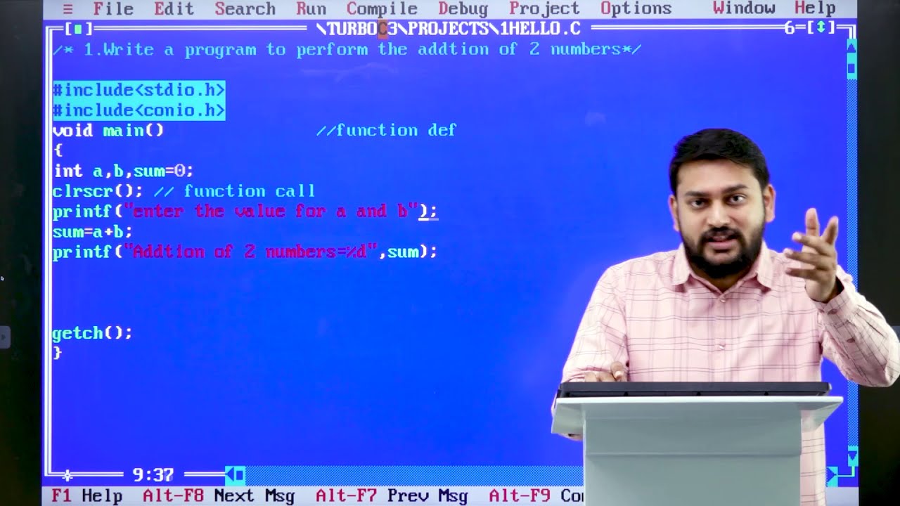 DAY 07 | COMPUTER CONCEPTS AND C PROGRAMMING | I SEM | B.C.A | OVERVIEW OF C | L4