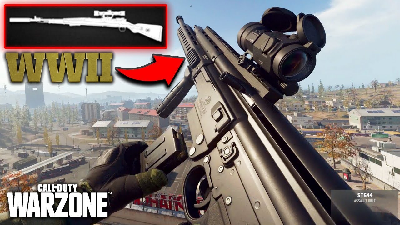 Original WW2 Loadout - Buffed Modern StG 44 and Kar98k in Warzone Solos Win Gameplay