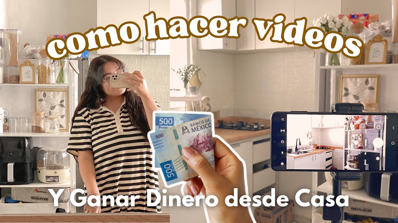 Cómo Empecé a Ganar Dinero en YouTube 📹TIPS para Hacer Videos Desde Casa 