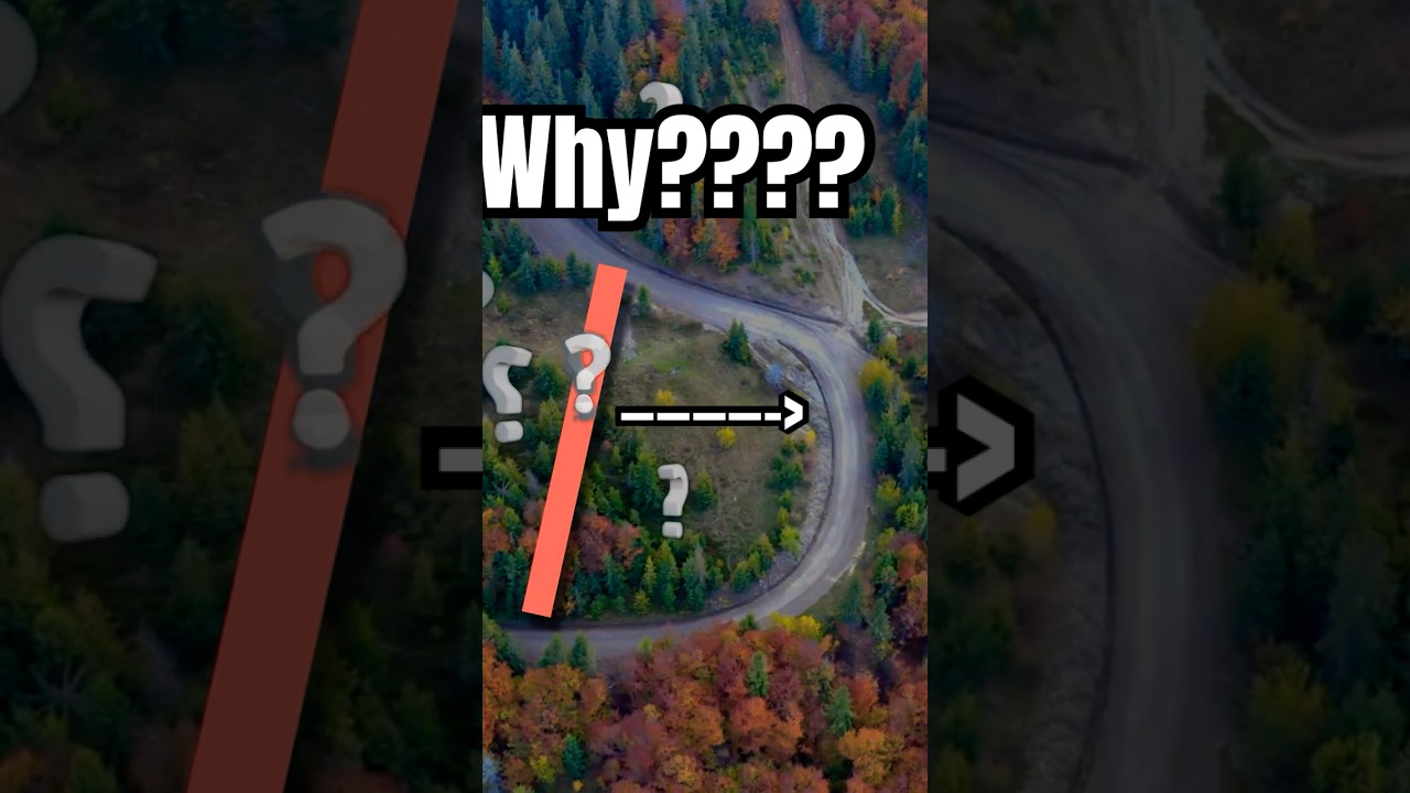 Why do hills have curvy roads?