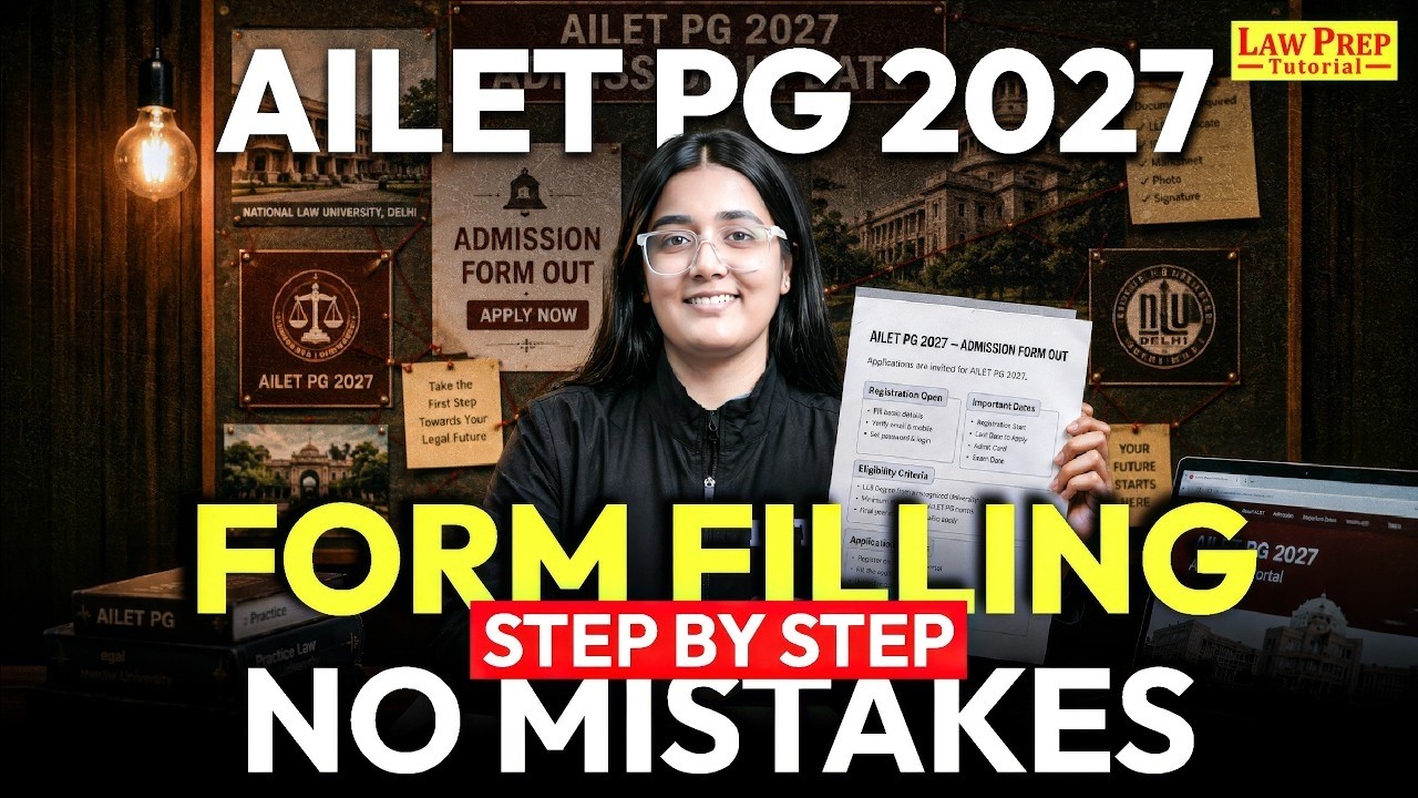 AILET 2027 LLM Registration & Form Filling | NLU Delhi Application Form 2027 | Step-by-Step Guide