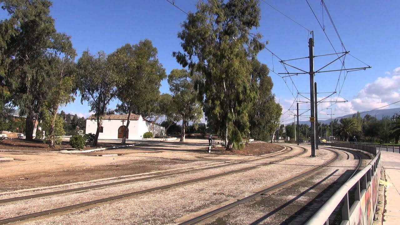 Athenian Trams Between Sintagma and Faliro.(11/11/2012)