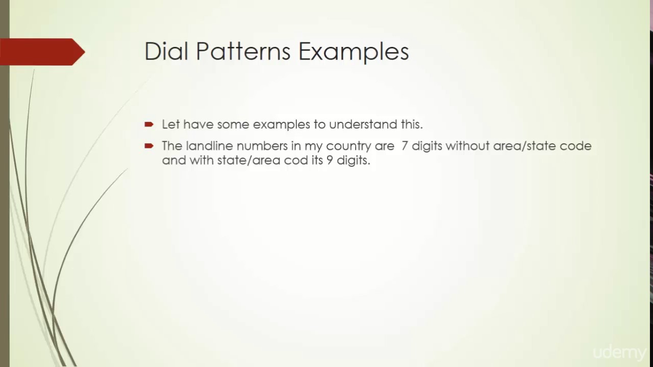 23  Dial Patterns & Outbound Routes