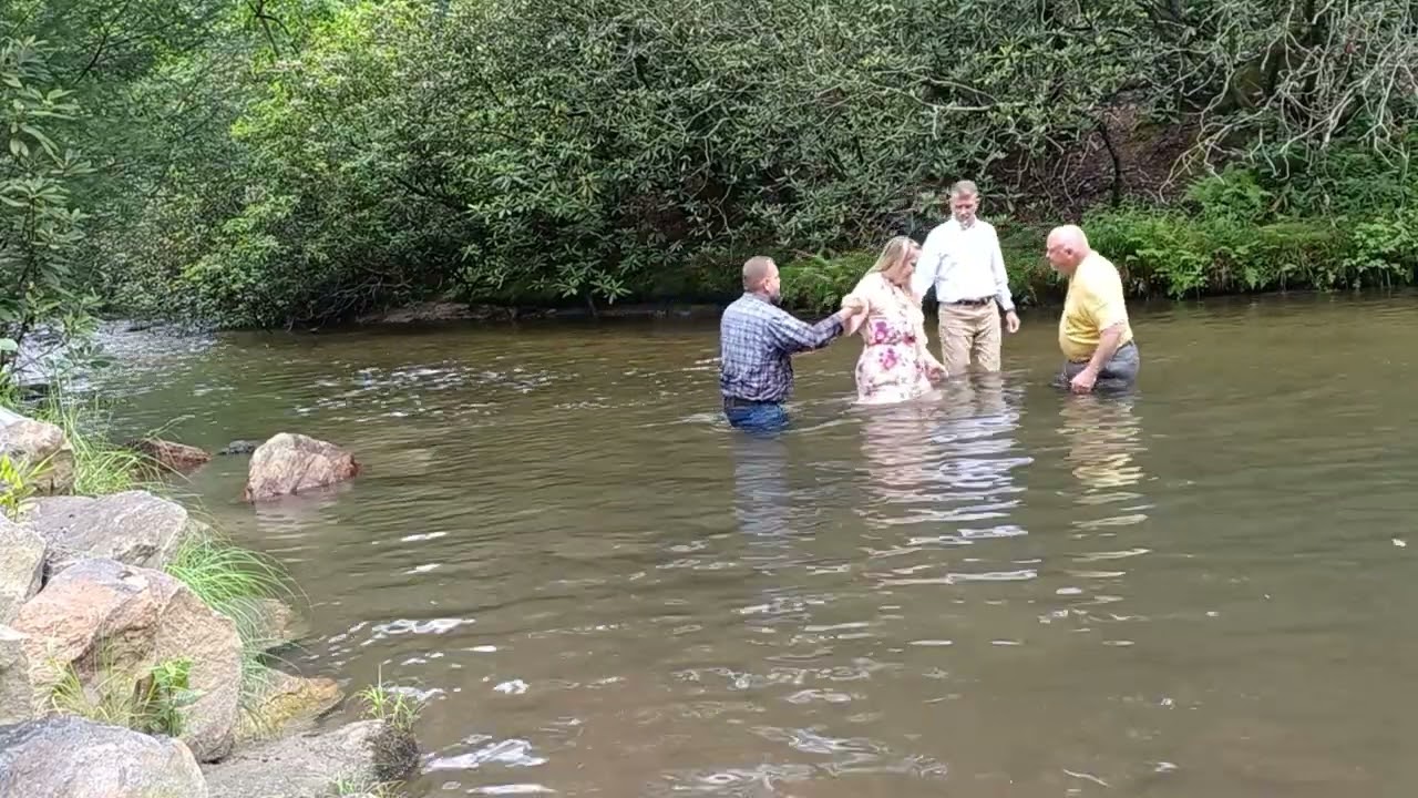 Continued June 4th 2023 Baptism at Garden Creek in Stone Mtn State Park NC