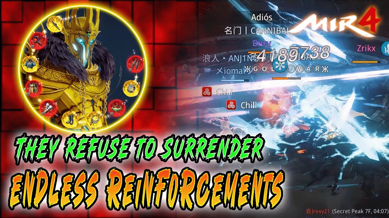 SP WAR: 1v2 Turned Into a Never-Ending Reinforcement Party | MIR4 Lancer PvP