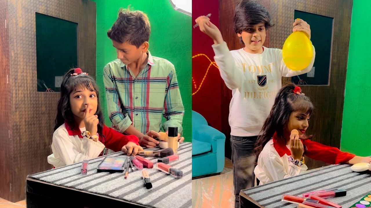 BEST FUNNY PRANKS ON FRIENDS || दोस्तों पर बेहतरीन मज़ेदार शरारतें || Time4Fun #MAKEUP_PRANK