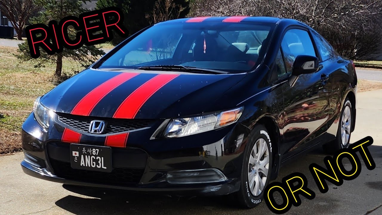 Turning my honda into a rice car! (for now)
