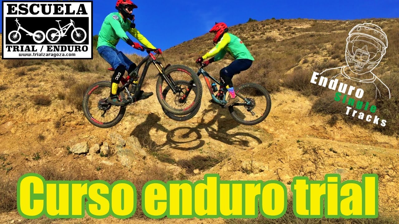 Curso de enduro trial 🤟 Con Adry Biel Bielsa y Nacho Fortón