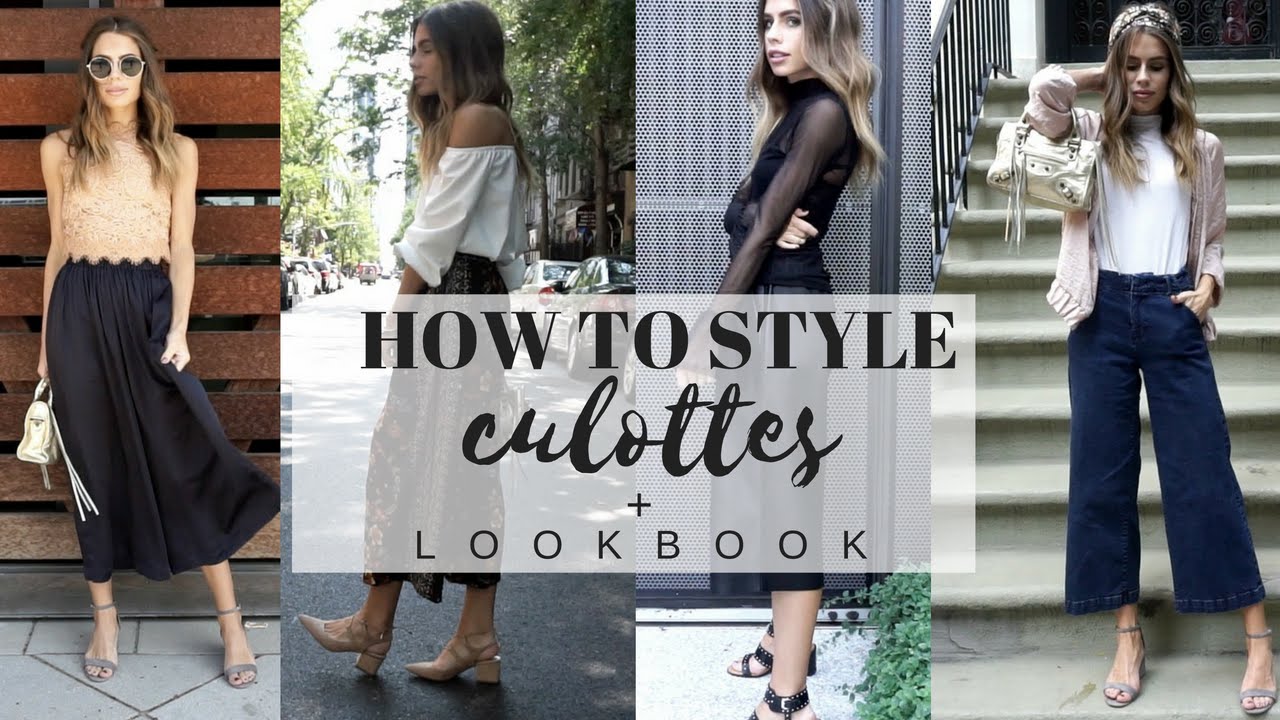 HOW TO STYLE : Culottes + Look Book