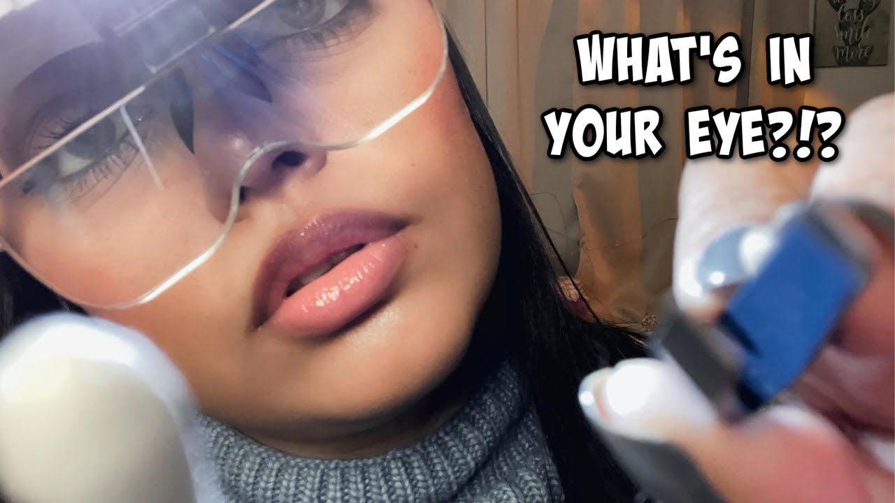 ASMR| Something's In Your Eye! (PERSONAL ATTENTION & LAYERED SOUNDS)