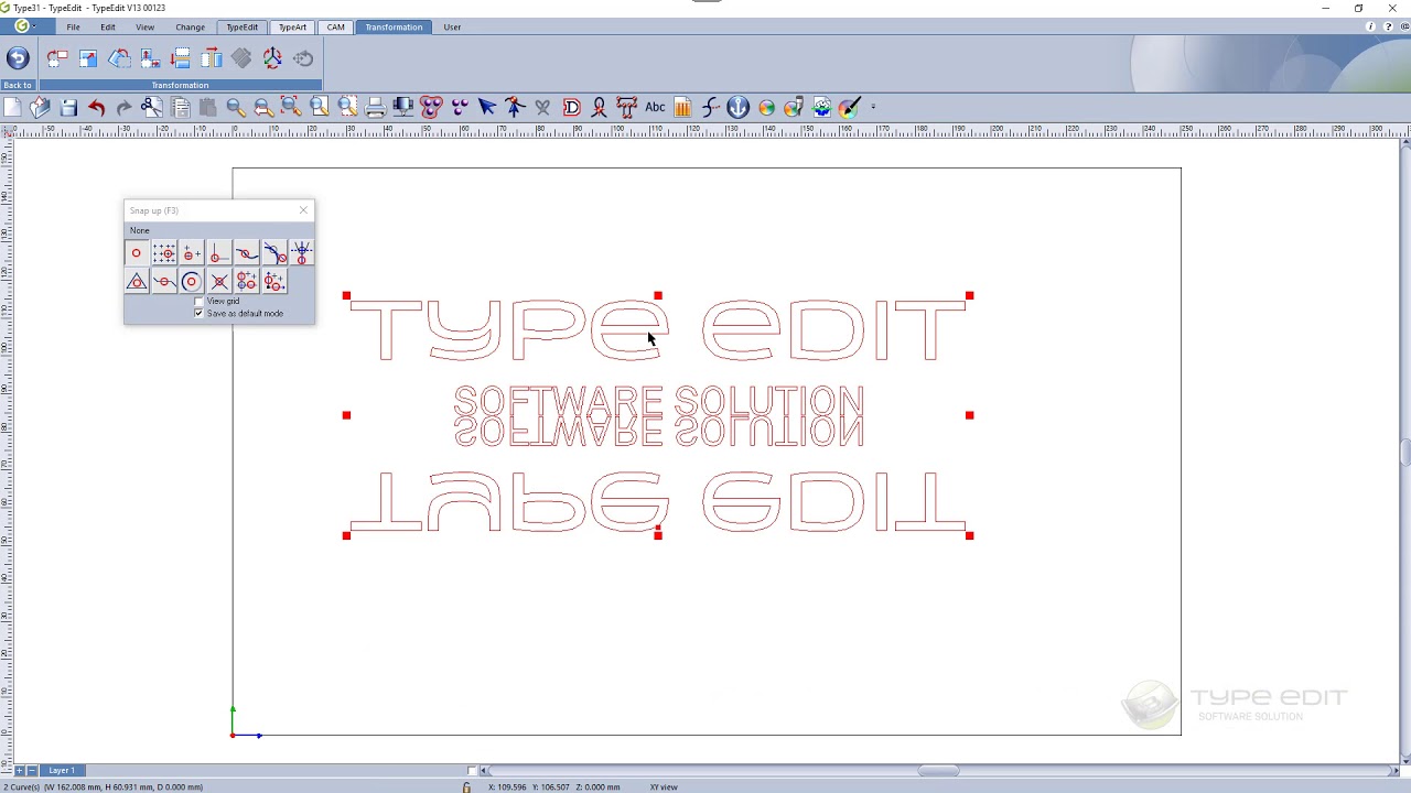TYPE EDIT V13 | Transformation Tools