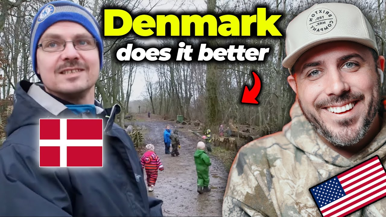 American Reacts to Denmark’s Forest Kindergarten 🌲