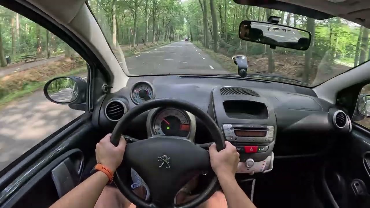 Peugeot 107 1.0 Active 2012 - POV drive (4k video + Binaural audio)
