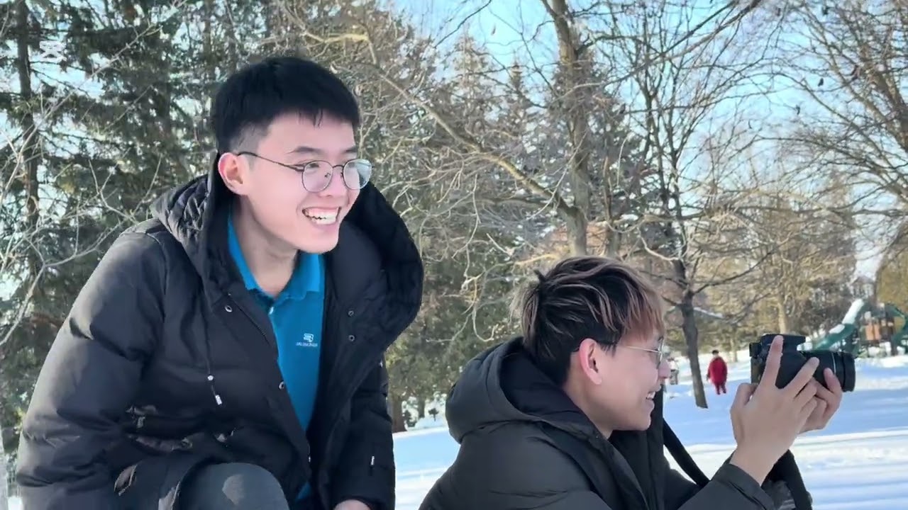 Ngày dạo chơi tuyết cùng 2 nhà khoa học tương lai🥰🇨🇦❤️